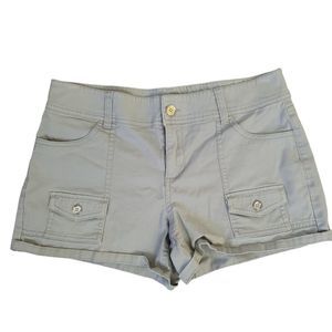 New York and Co. Gray Shortie with Cute Pockets Size 6